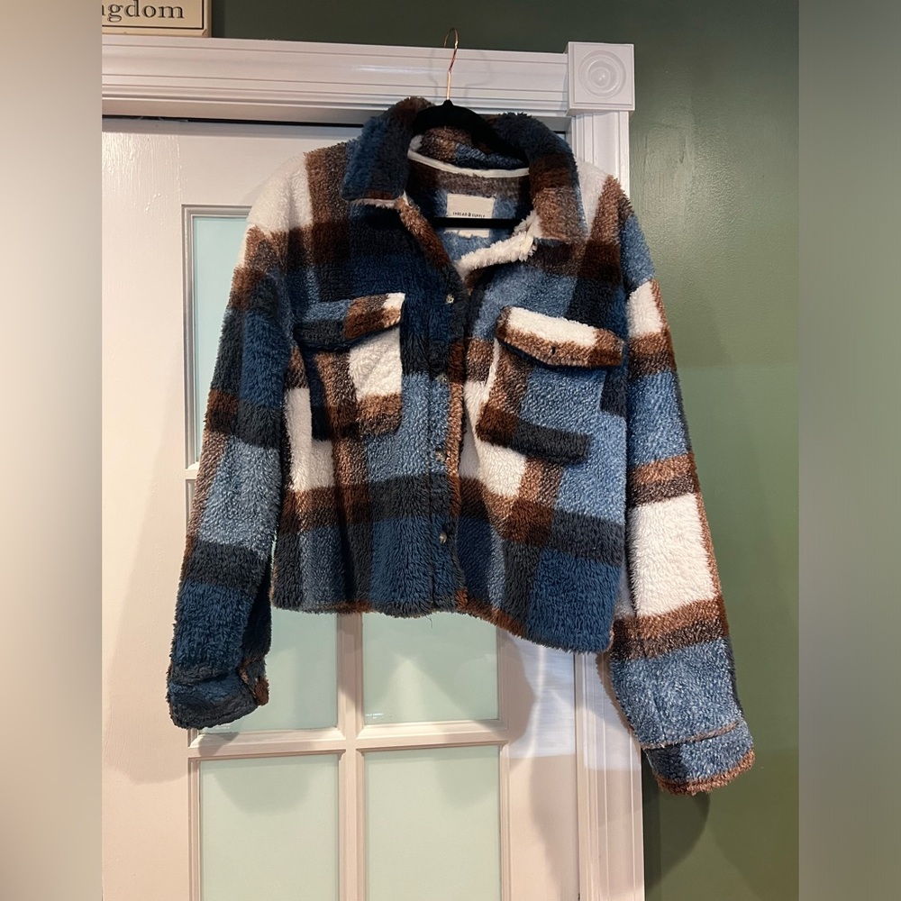 Thread & Supply cropped shacket
